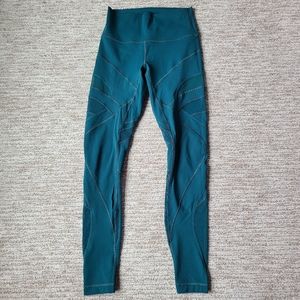 Lululemon leggings with mesh details